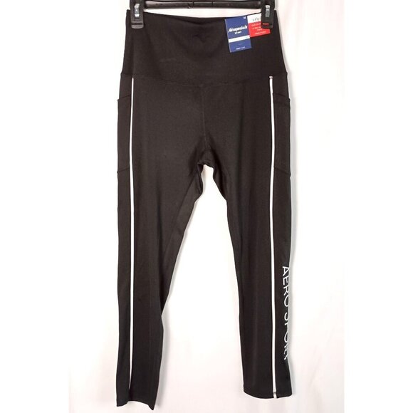 Aeropostale Aero Sport Anti-Chafe 4 Way Recovery Fabric Black Size M - Picture 5 of 5